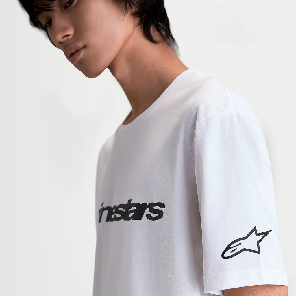 Alpinestars RACE WORDMARK SS CSF T-Shirt (White/Black)