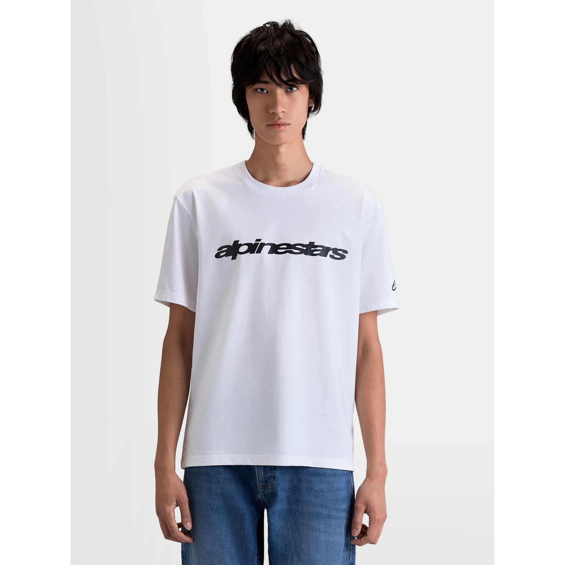 Alpinestars RACE WORDMARK SS CSF T-Shirt (White/Black)