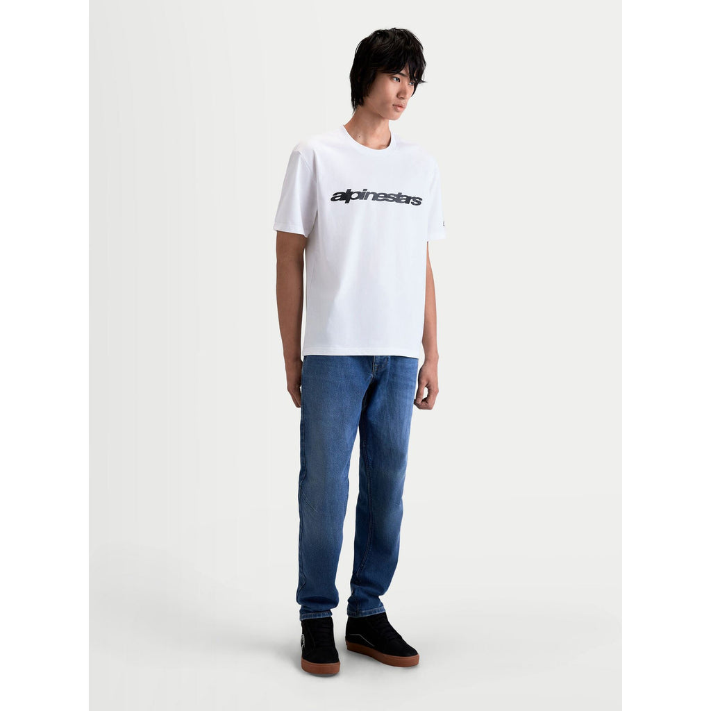Alpinestars RACE WORDMARK SS CSF T-Shirt (White/Black)