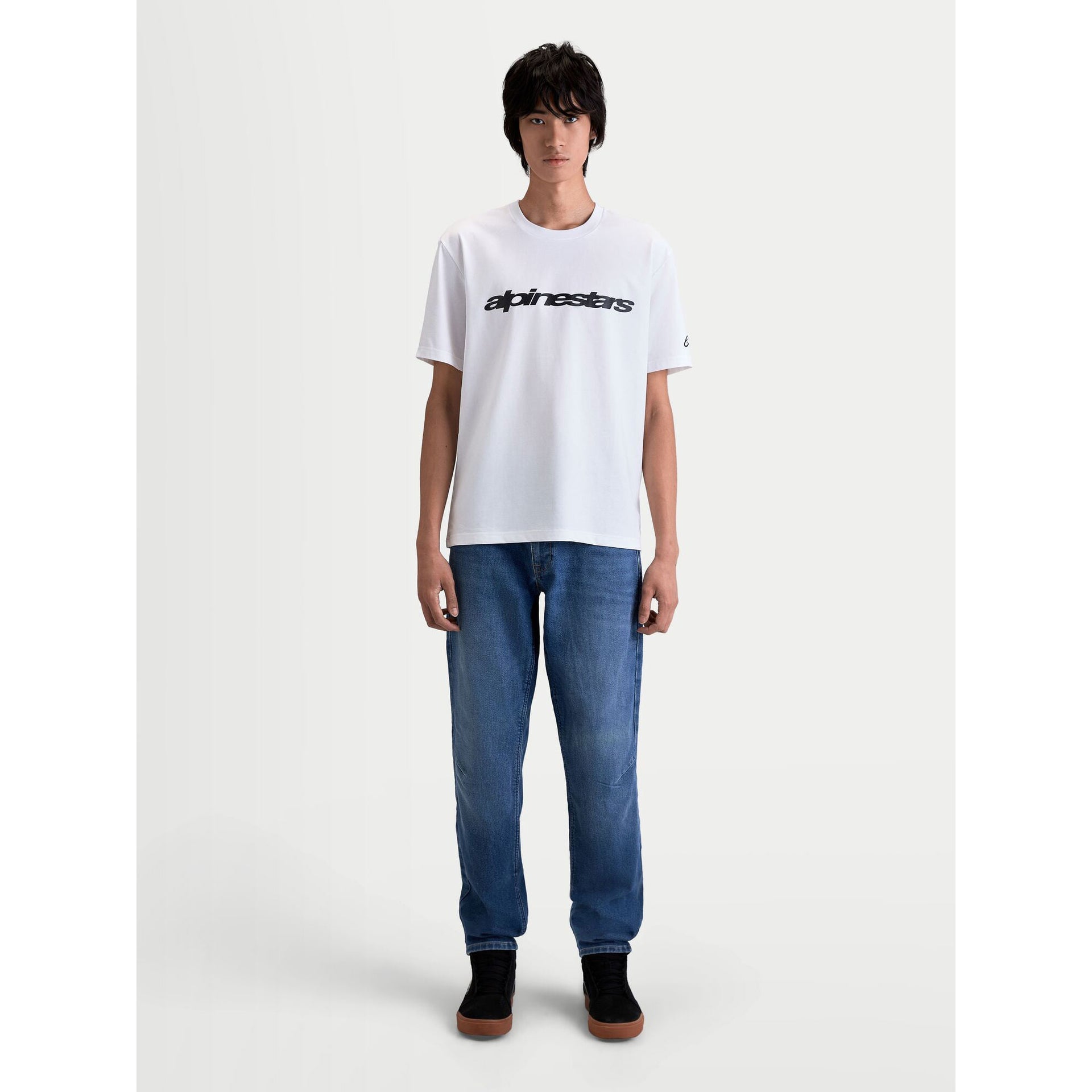 Alpinestars RACE WORDMARK SS CSF T-Shirt (White/Black)