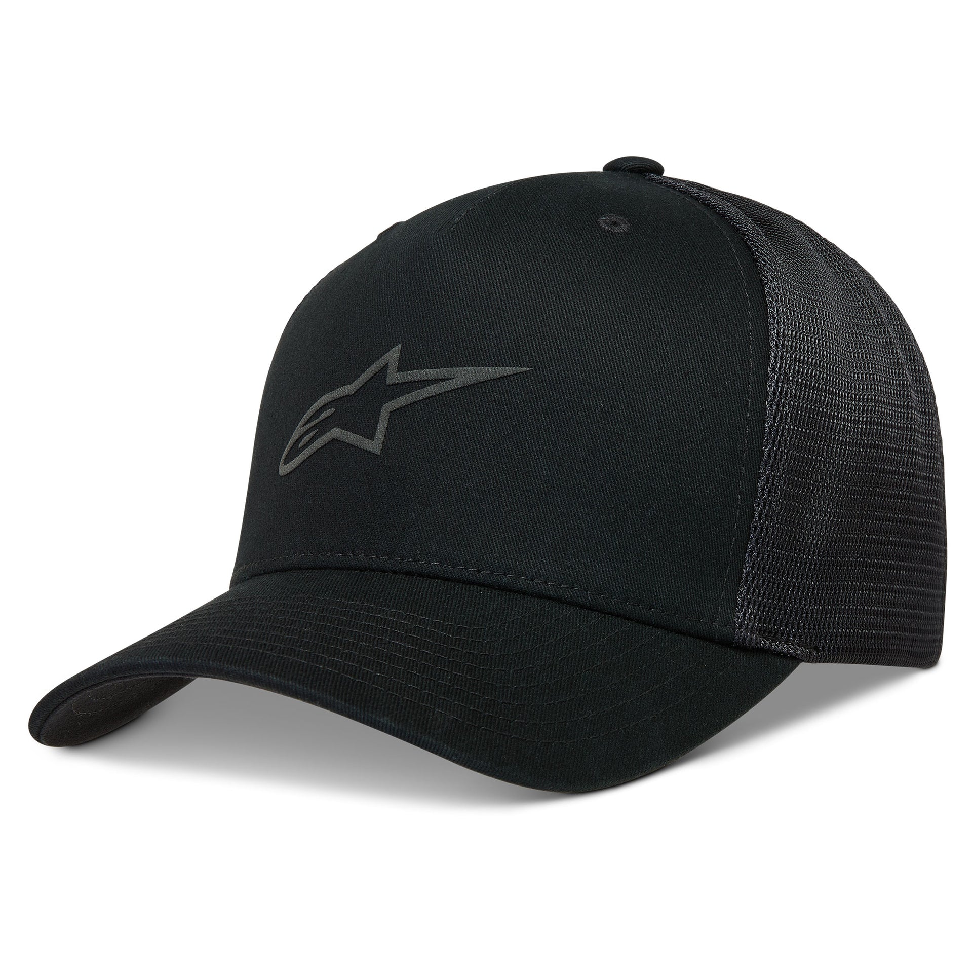 Alpinestars Snapback Cap - AUGMENT Trucker (Black/Black)