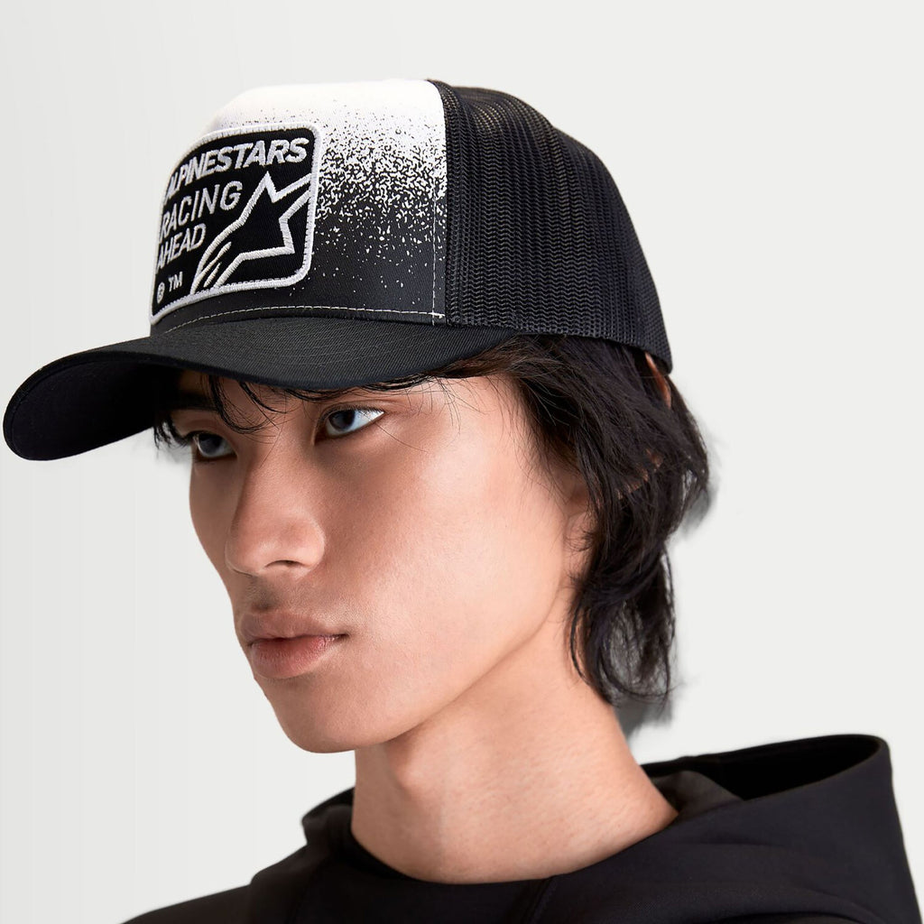 Alpinestars Snapback Cap - GRAVEL Trucker (Black/White)