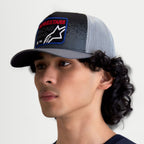 Alpinestars Snapback Cap - GRAVEL Trucker (Dark Grey/Black)