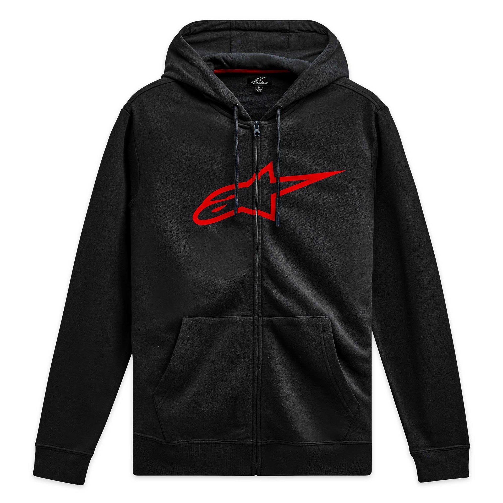 Alpinestars Zip Hoodie - Ageless V3 (Black/Red)