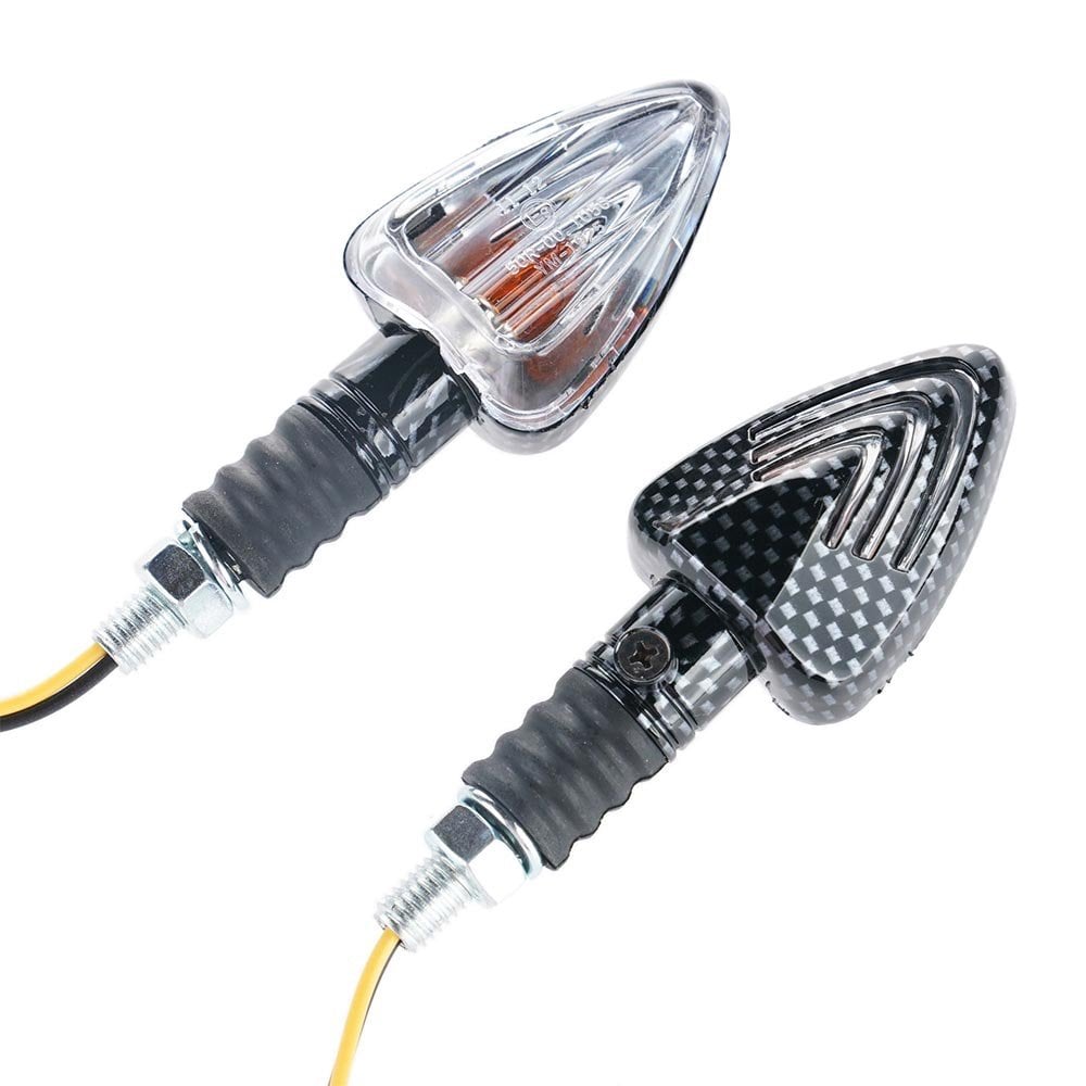 Bike It - Arrow Indicators - Carbon Body Clear Lens