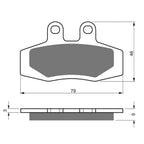 Gold Fren (SALE) Brake Pads - GF026 (FA132)