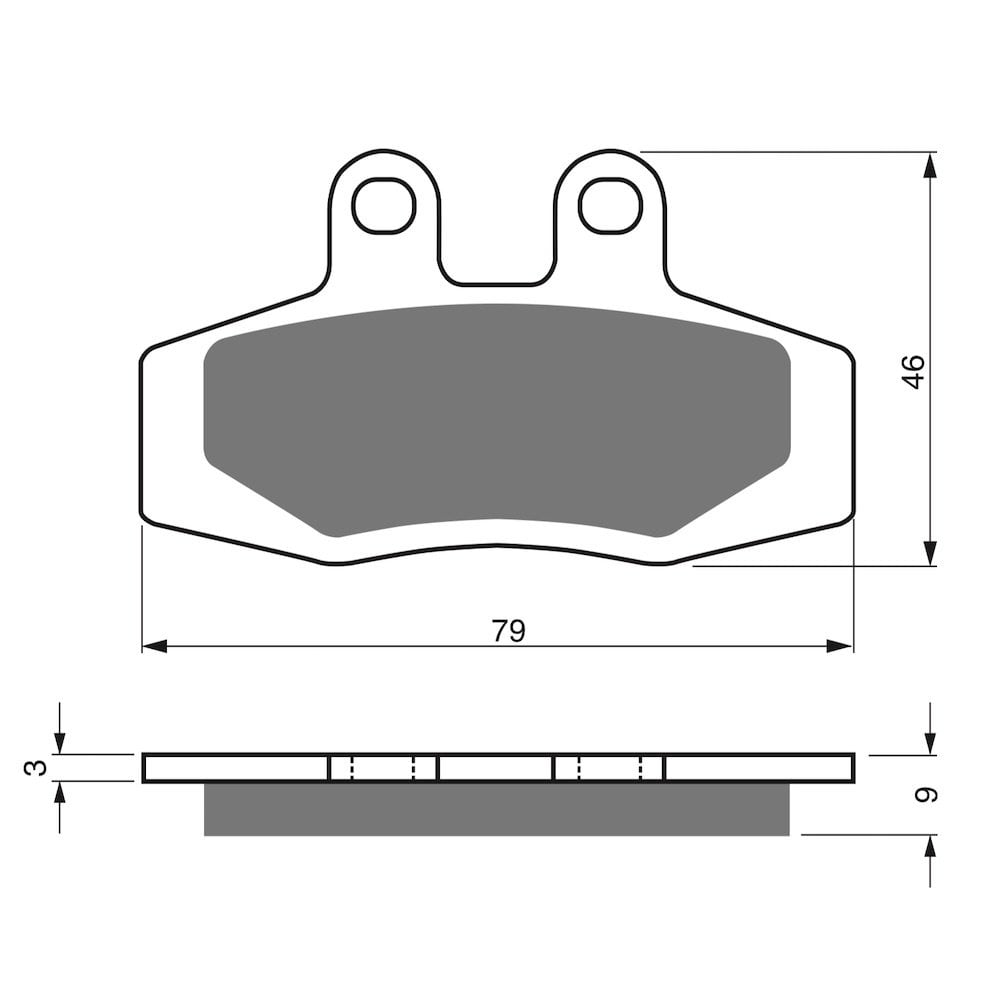 Gold Fren (SALE) Brake Pads - GF026 (FA132)