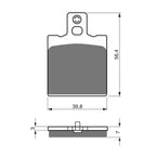 Gold Fren - Brake Pads - GF038 (FA047)