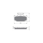 Gold Fren - Brake Pads - GF001 (FA152)