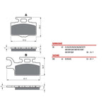 Gold Fren - Brake Pads - GF167 (FA302)