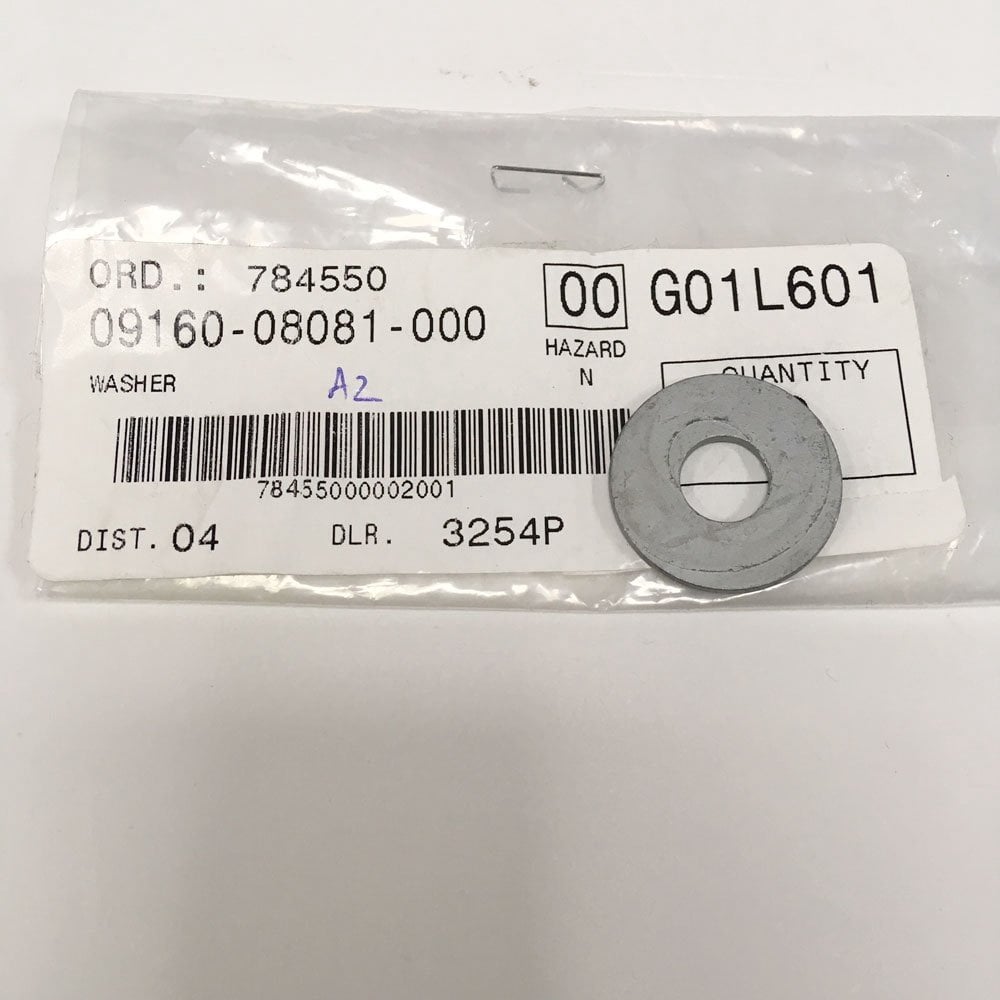 Suzuki Genuine Part - Washer 8.5x23x1.5 (RMZ250 11-12, RMZ450 08-12) - 09160-08081-000