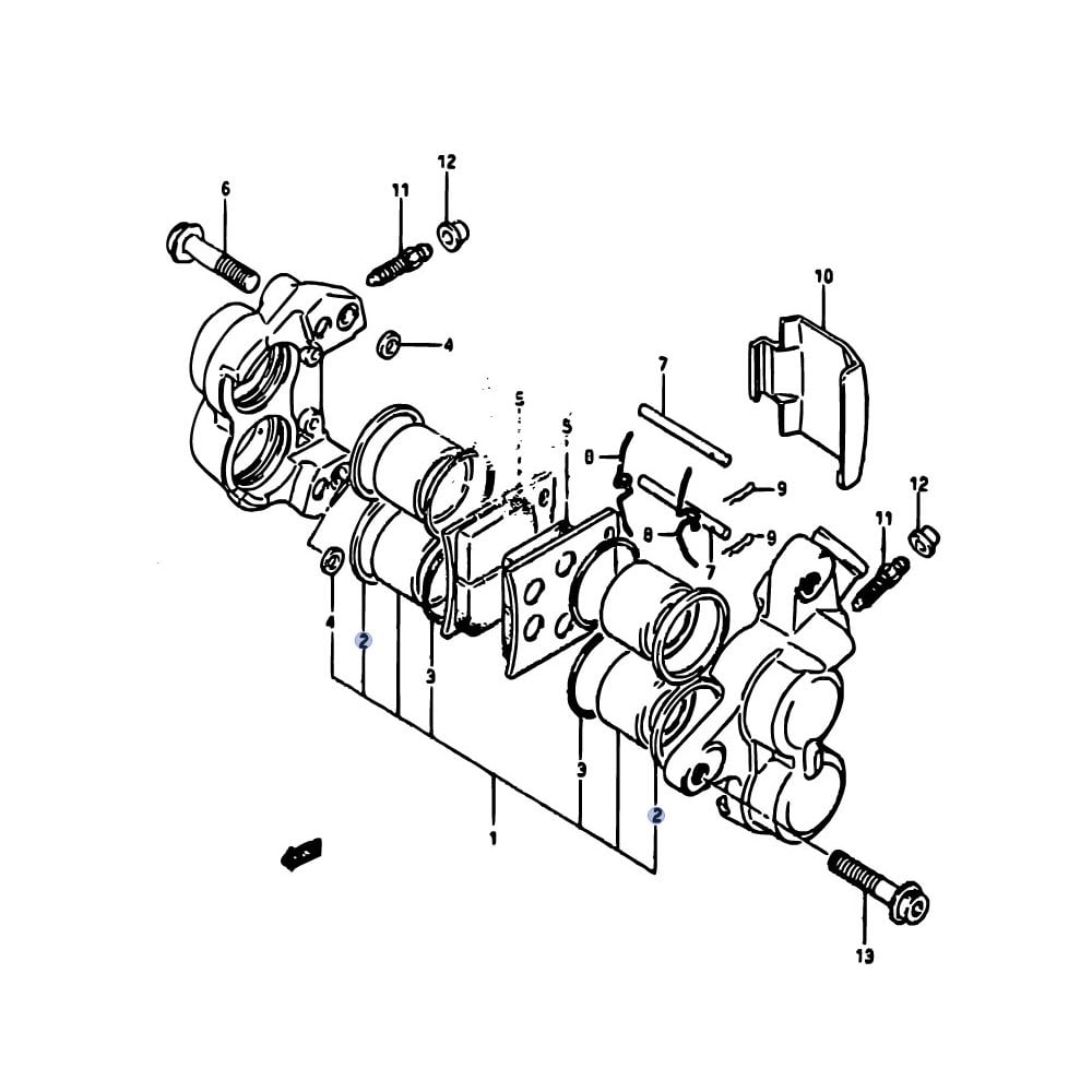 Suzuki Genuine Part - Brake Seal, Front (GSXR750 85-87, GSXR1100 86-88, DR650 90-95, DR750 88-89, DR800 1990) - 59107-27A10-000 *RRP £16.10*