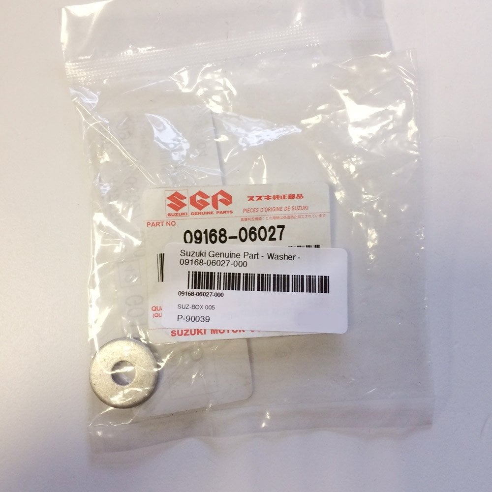 Suzuki Genuine Part - Washer, Radiator/Frame Cover (6.5x20x1.5) - 09168-06027-000