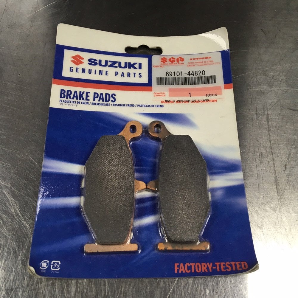 Suzuki Genuine Part - Brake Pad & Shim Set, Rear (GSX-R1000 07-08) - 69101-44820-000