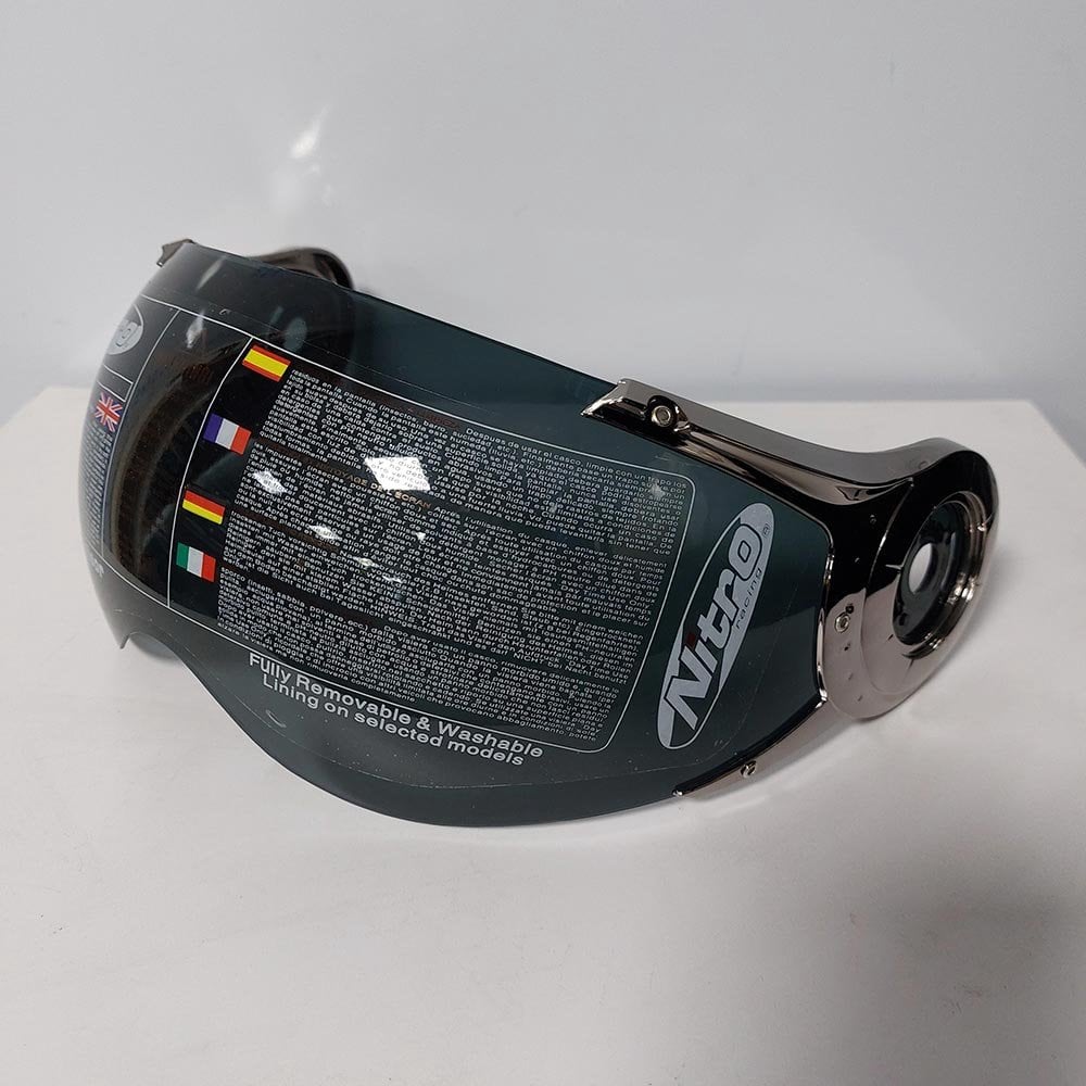 Nitro (Visor) MHR-12 - X536-AV (+ Other Open face Models) - Dark Smoke