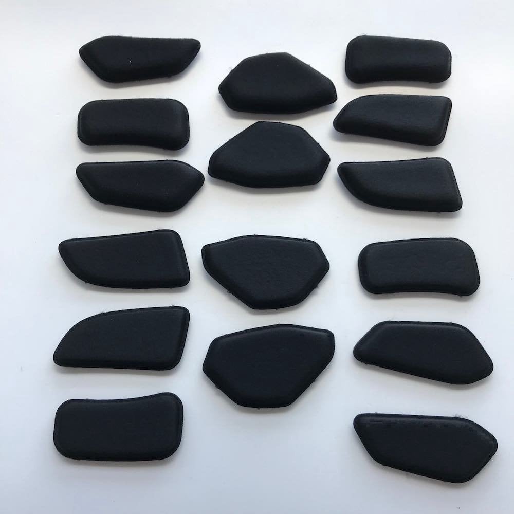 Alpinestars (Spares) BNS Tech 2 - Soft Insert Pad Set  - Black