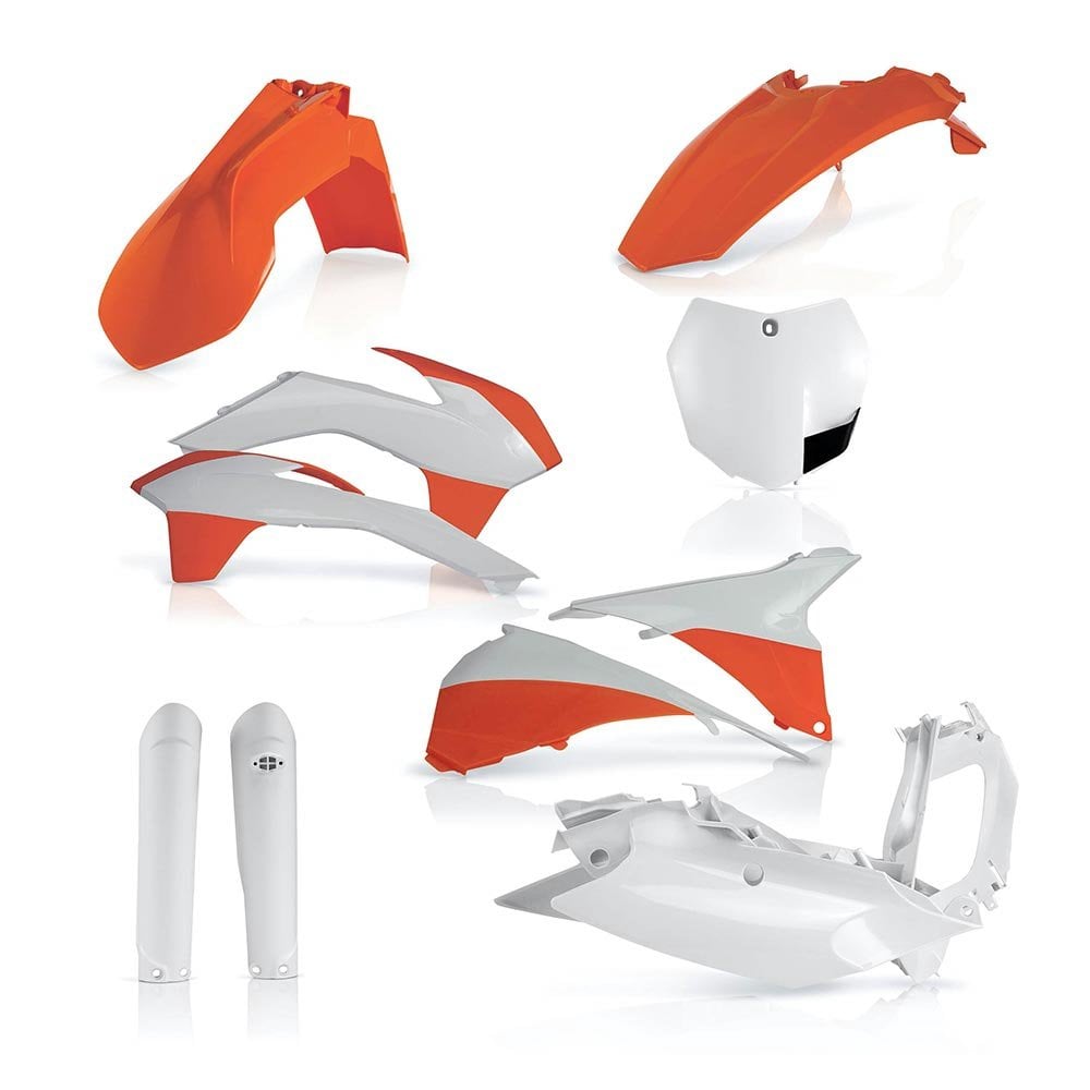 Acerbis - Full Plastics Kit - KTM SX/SXF 125-450 13-15, SX250 13-16 w/15-21 Fork Guards