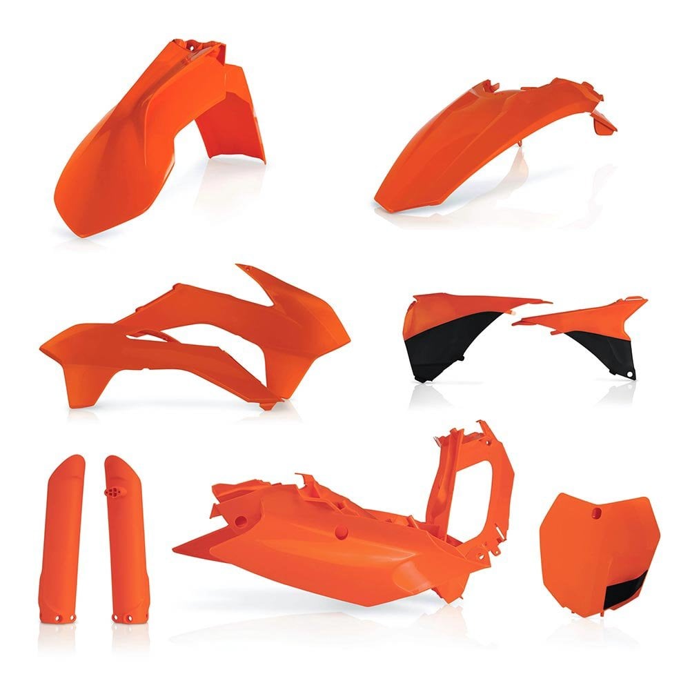 Acerbis - Full Plastics Kit - KTM SX/SXF 125-450 13-15, SX250 13-16 w/15-21 Fork Guards