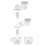 Quad Lock (Mount) - Motorcycle Fork Stem Mount (Plastic)