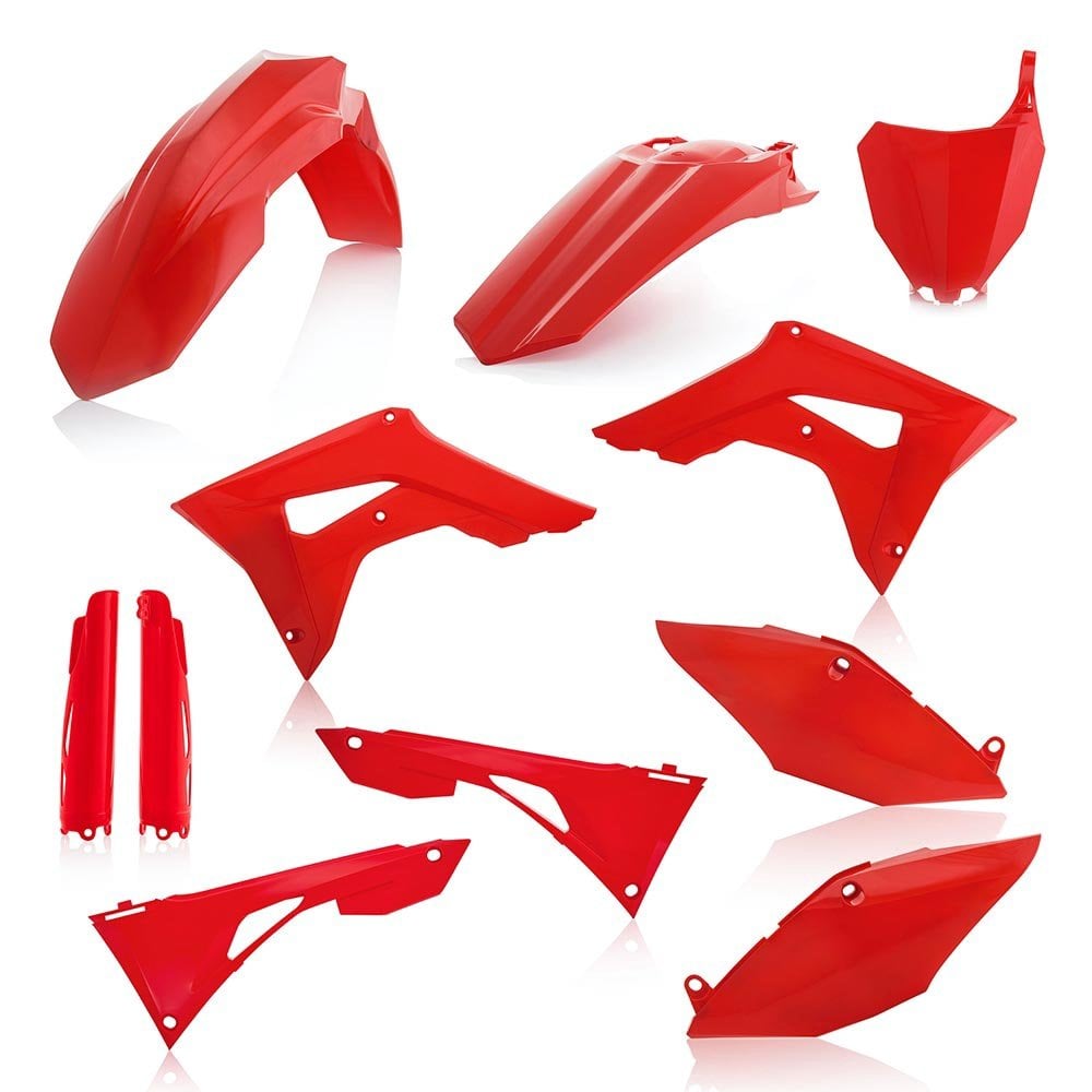 Acerbis - Full Plastics Kit w/Upper Side Panels - CRF250 18-21, CRF450 17-20 (w/19-22 Fork Guards)