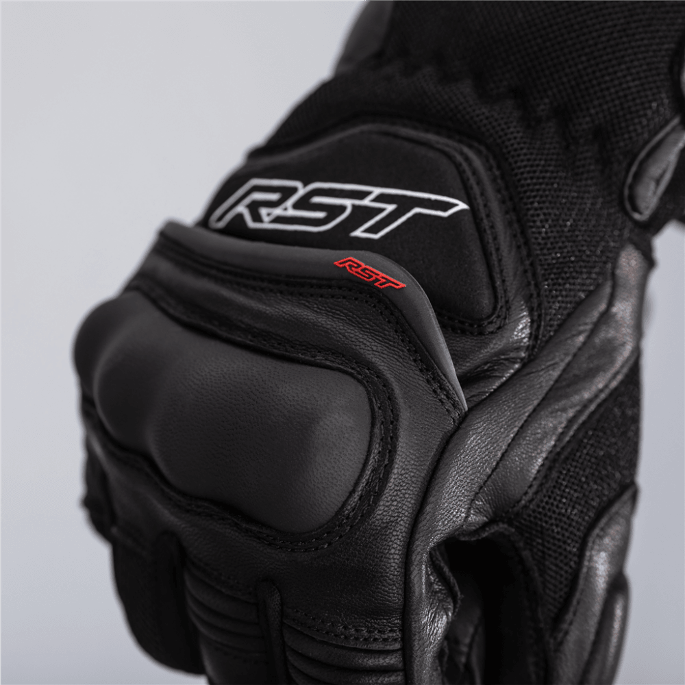 RST Motorcycle Vented Short Gloves - Urban Air 3 Mesh (Black / Black)