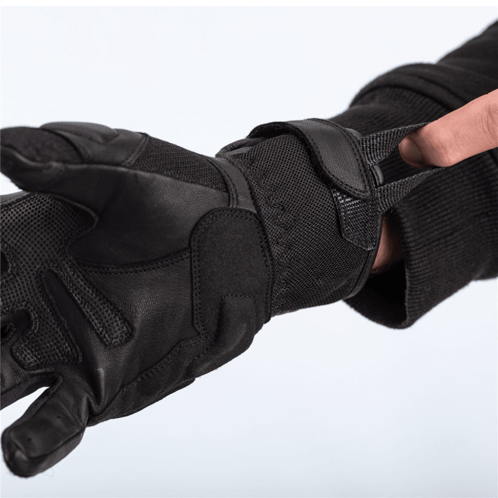 RST Motorcycle Vented Short Gloves - Urban Air 3 Mesh (Black / Black)