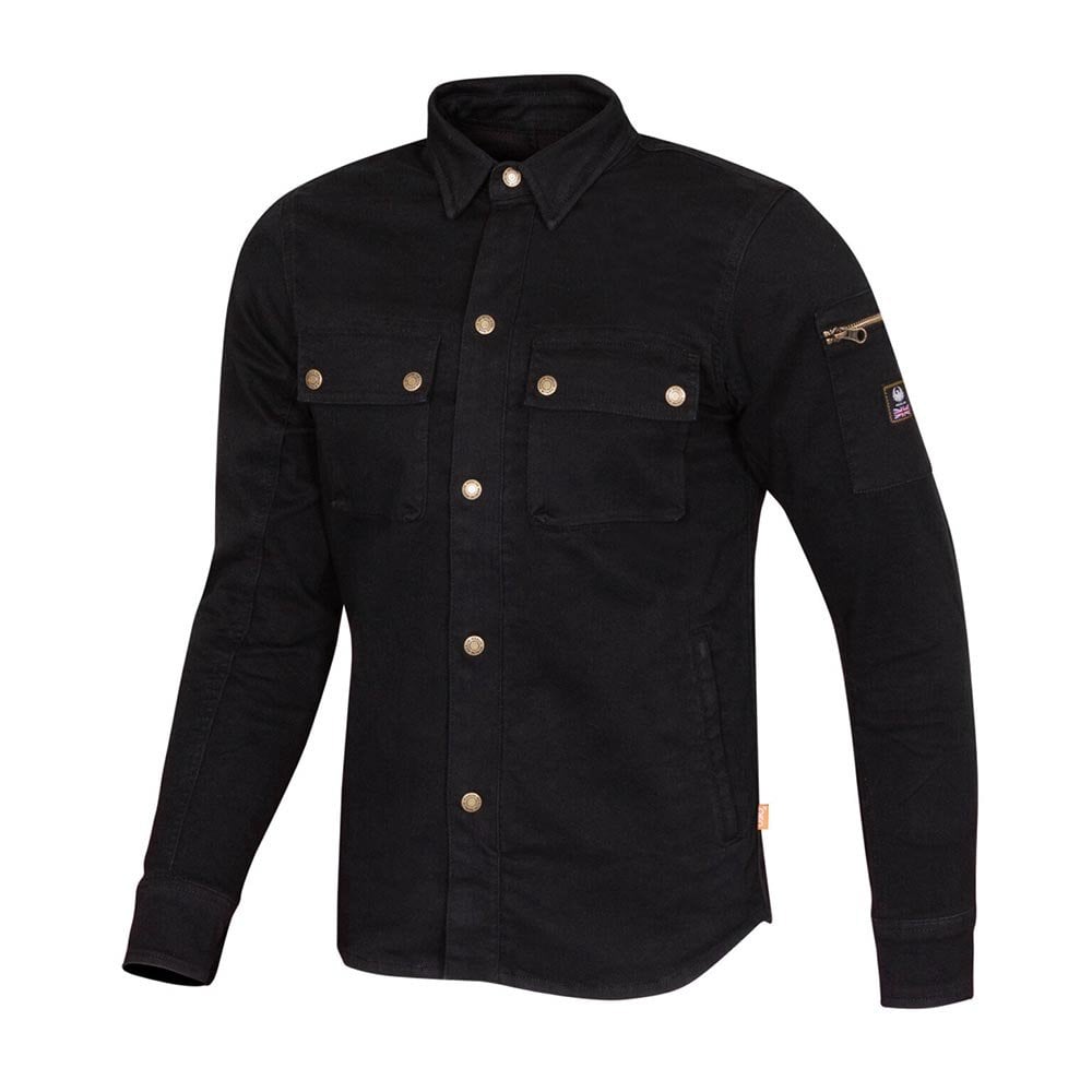 Merlin Brody D3O Motorcycle Riding Shirt AA (Black)