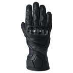 RST Motorcycle Road | Sports Leather Gloves - Fulcrum CE Waterproof (Black / Black)