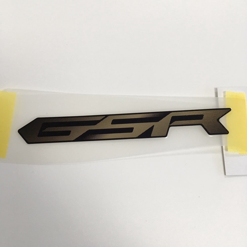 Suzuki Genuine Part - Emblem, Frame Body Cover "GSR" RH (GSR750 L1-L2) - 68661-08J00-JSS