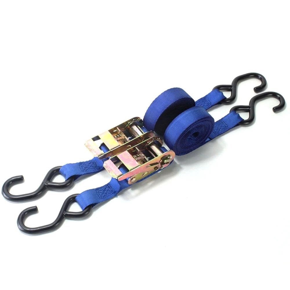Bike It - Tiedown - Ratchet x2  - Blue (5m x 25mm)