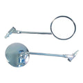 Bike It - Universal MIrror - Round Chrome (8/10mm Adaptors)