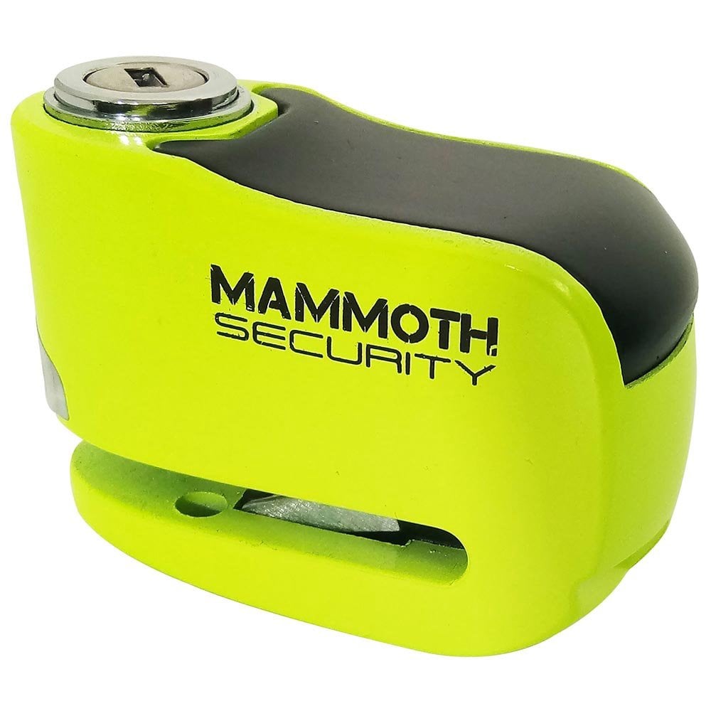 Mammoth (Security) Disc Lock - Gremlin Alarmed (Fluo Yellow)