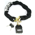 Mammoth (Security) Lock & Chain - 12mm Hexagonal Link - 1.0m
