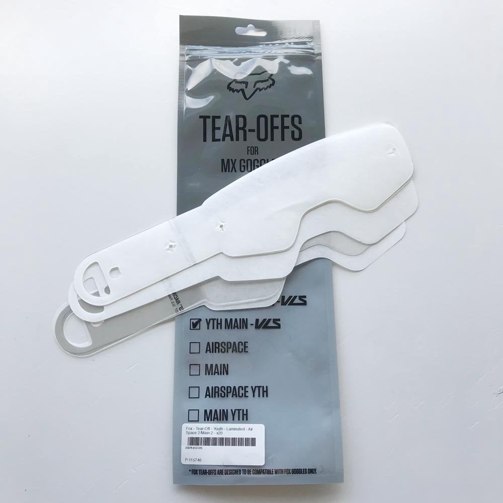 Fox (Spares) Tear-Offs (Youth)