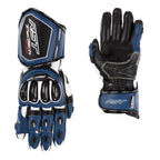 RST Motorcycle Race | Road Leather Gloves - Tractech Evo CE (Blue/Black)