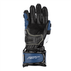 RST Motorcycle Race | Road Leather Gloves - Tractech Evo CE (Blue/Black)