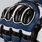 RST Motorcycle Race | Road Leather Gloves - Tractech Evo CE (Blue/Black)