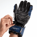 RST Motorcycle Race | Road Leather Gloves - Tractech Evo CE (Blue/Black)