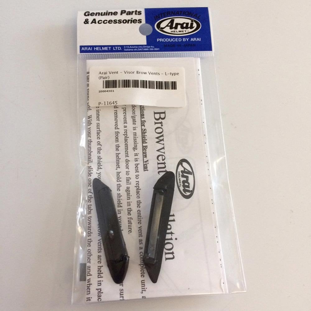 Arai (Spares) Vents - Visor Brow - L-type (Pair)