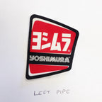 Yoshimura (Spares) End Cap Heatproof Sticker - RS9 LEFT x 1