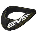 EVS Adult  R2 Race Neck Support Collar (Black/Fluo Yellow)