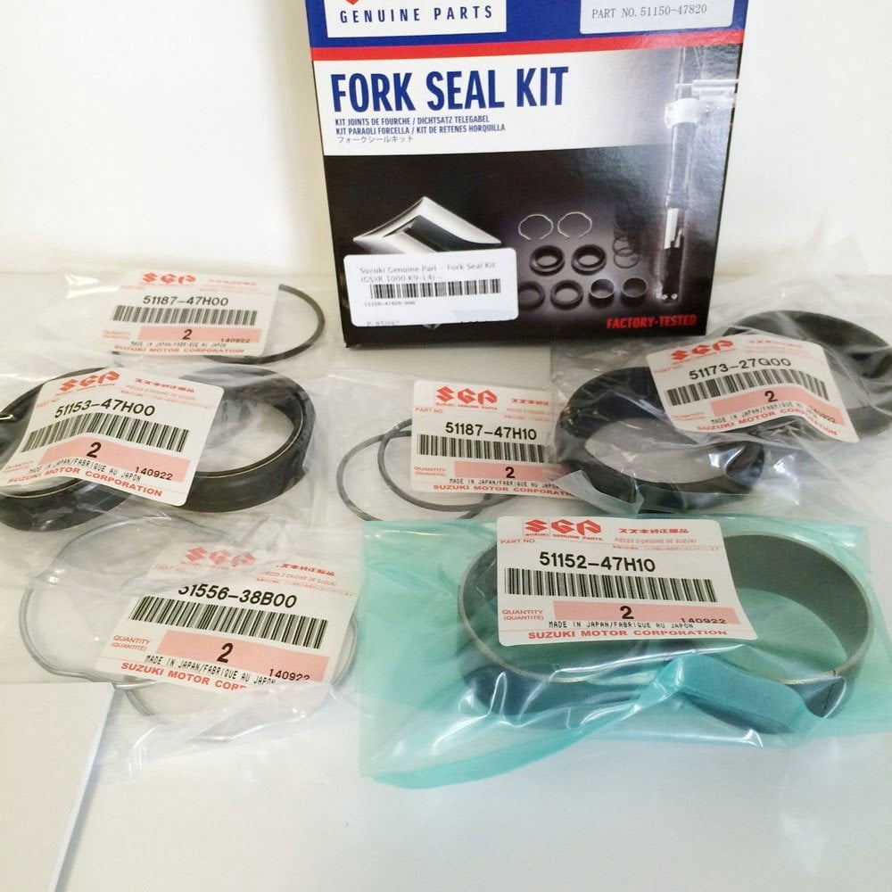 Suzuki Genuine Part - Fork Seal Kit (GSXR 1000 K9-L4) - 51150-47820-000