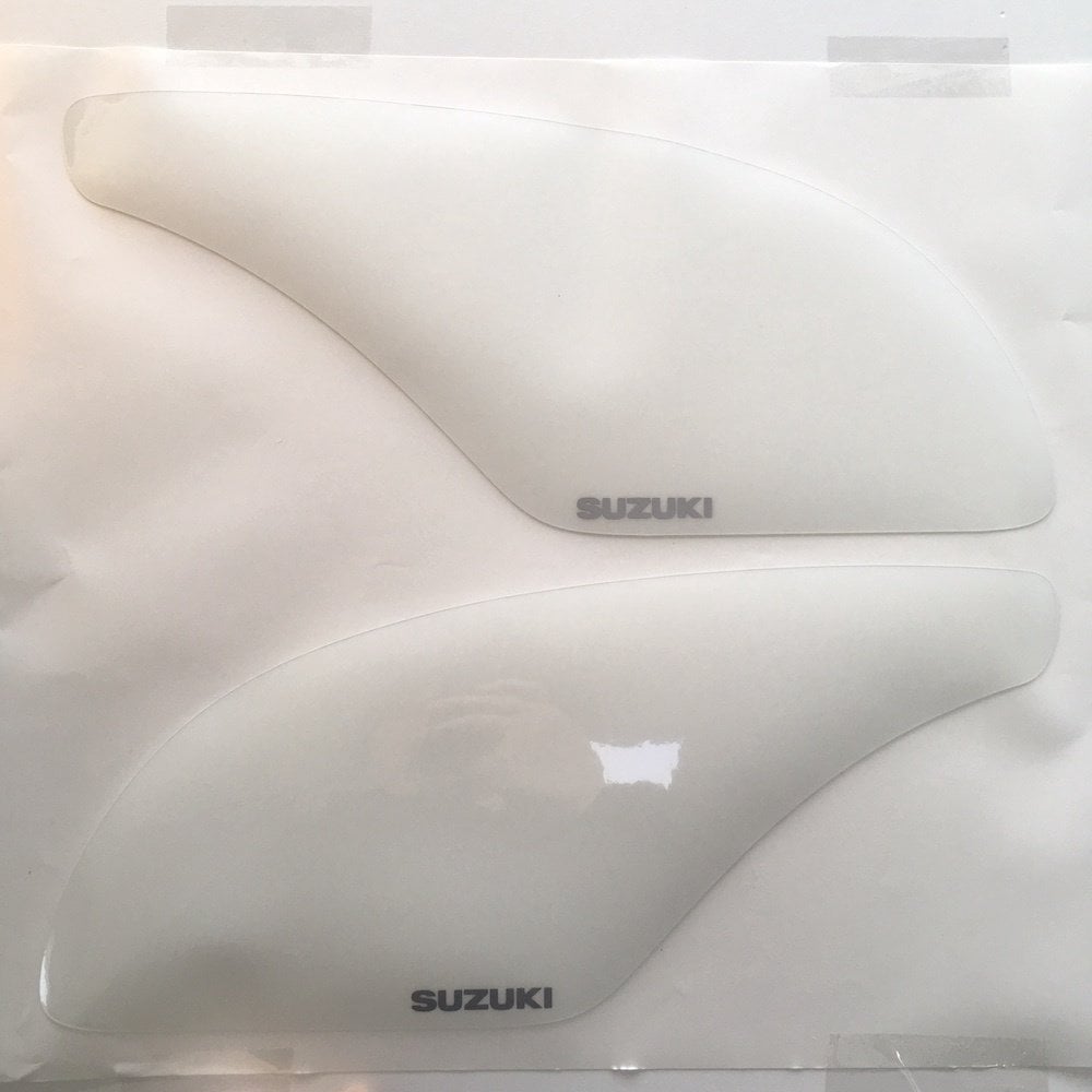 Suzuki Genuine Part - Fuel Tank Side Protection Foil Set, Clear (SV650A/X 16-21) - 990D0-18K02-PAD