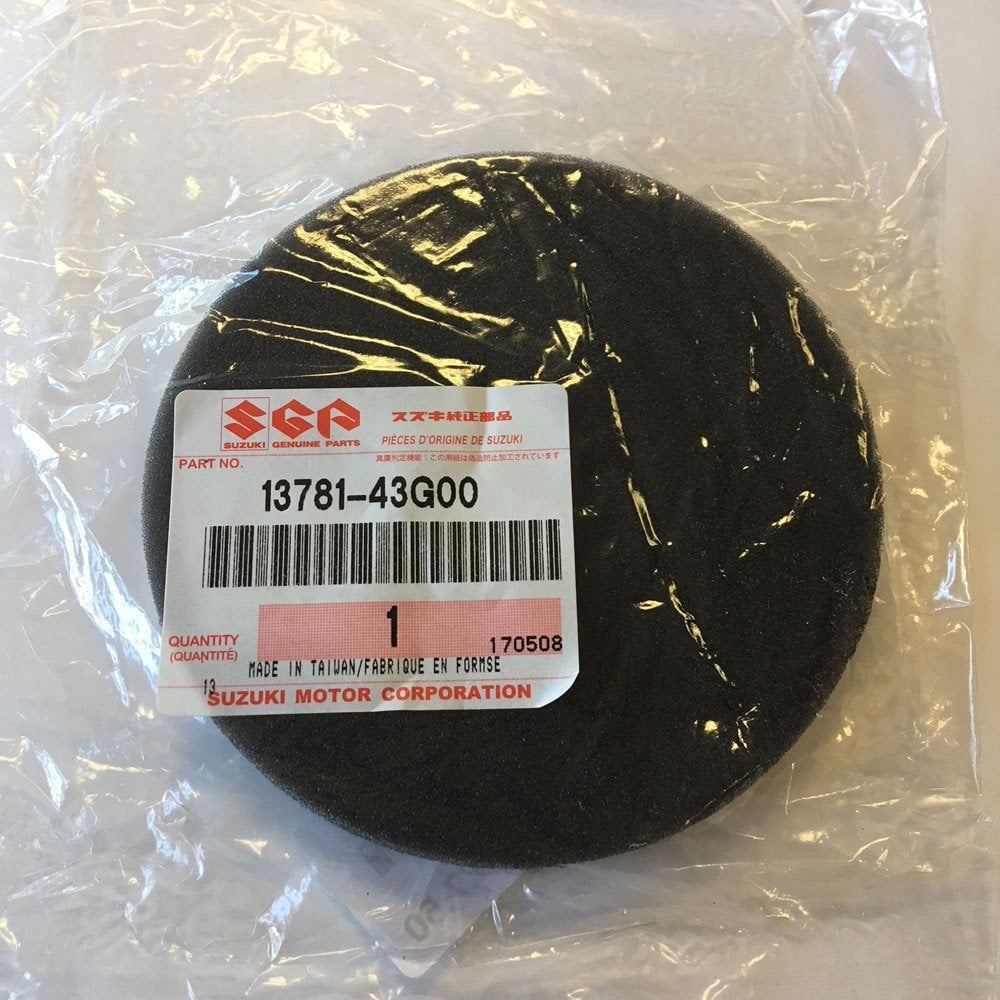 Suzuki Genuine Part - LT-Z50 K6-L0 Quad ATV Air Filter Element - 13781-43G00-000