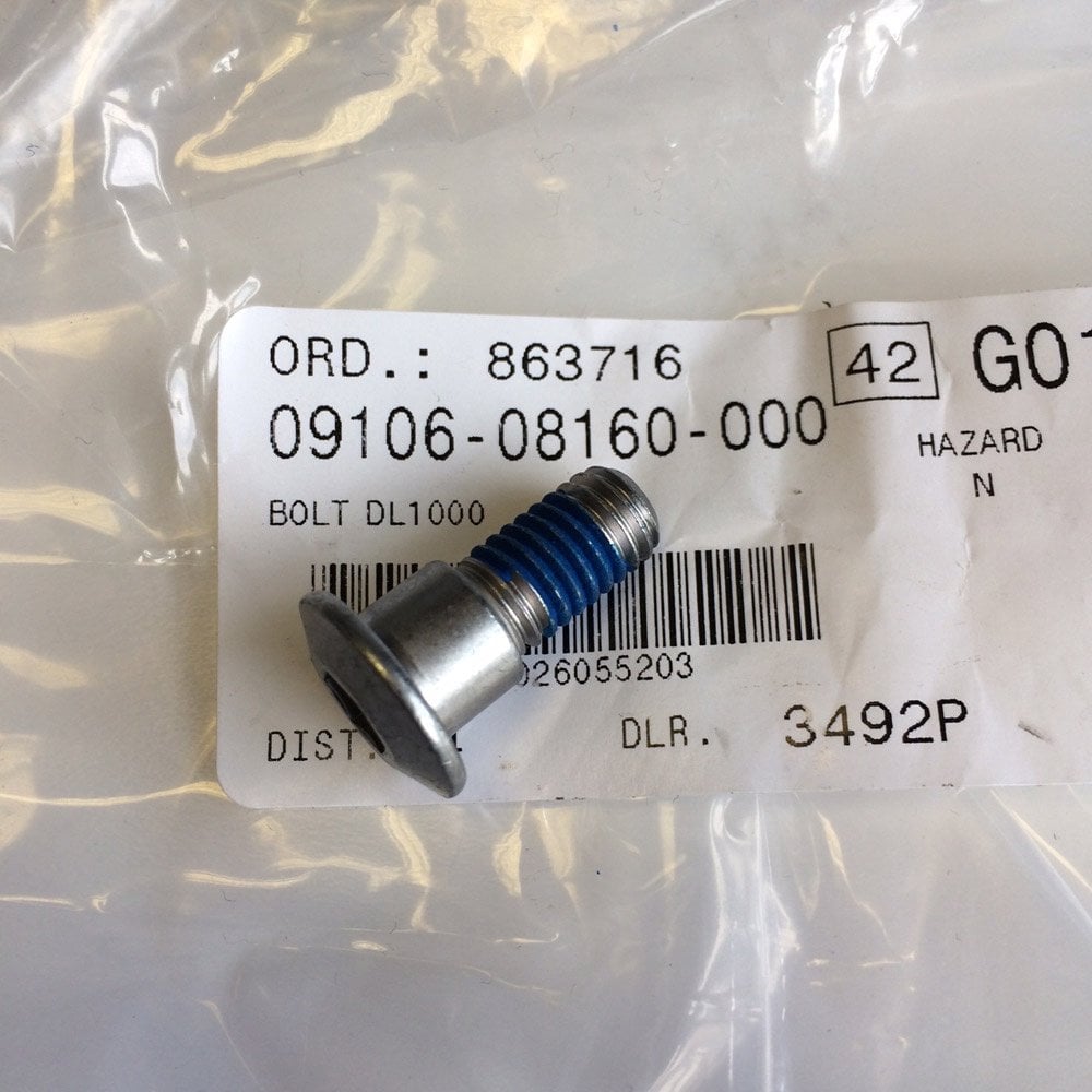 Suzuki Genuine Part - Bolt, Disc (8x21) - 09106-08160-000