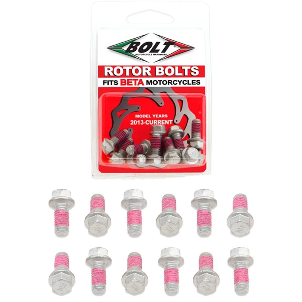 Bolt Hardware - Disc Bolt Set (Front & Rear) - Beta 2T 125-300RR 13-26, 4T 350-500RR 13-26, X-TRAINER 250-300 15-26