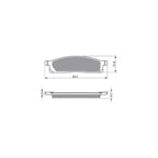 Gold Fren - Brake Pads - GF034 (FA119)