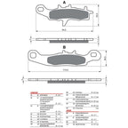Gold Fren - Brake Pads - GF108 (FA258)