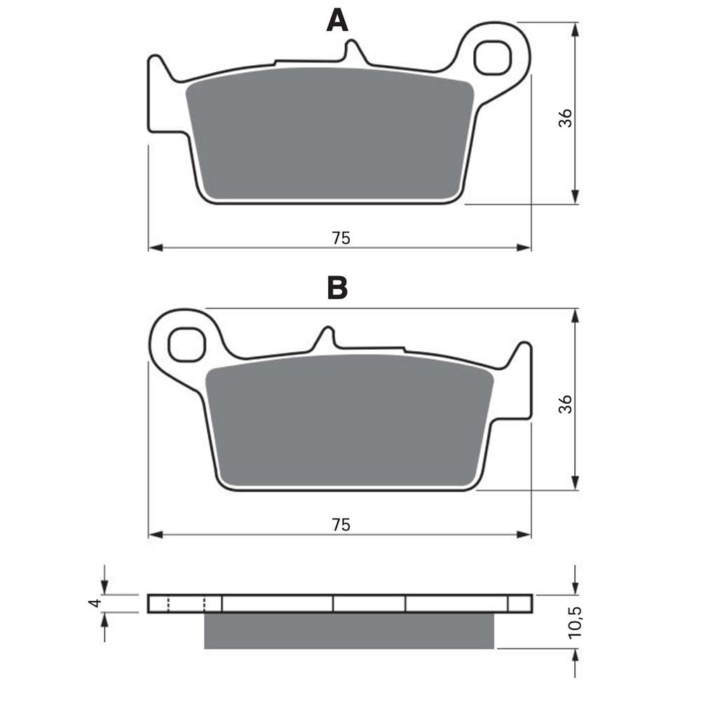 Gold Fren - Brake Pads - GF003 (FA131)