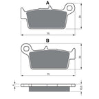 Gold Fren - Brake Pads - GF003 (FA131)